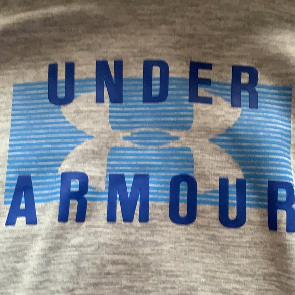 under armor sweatshirt xs grey/white - Picture 2 of 4